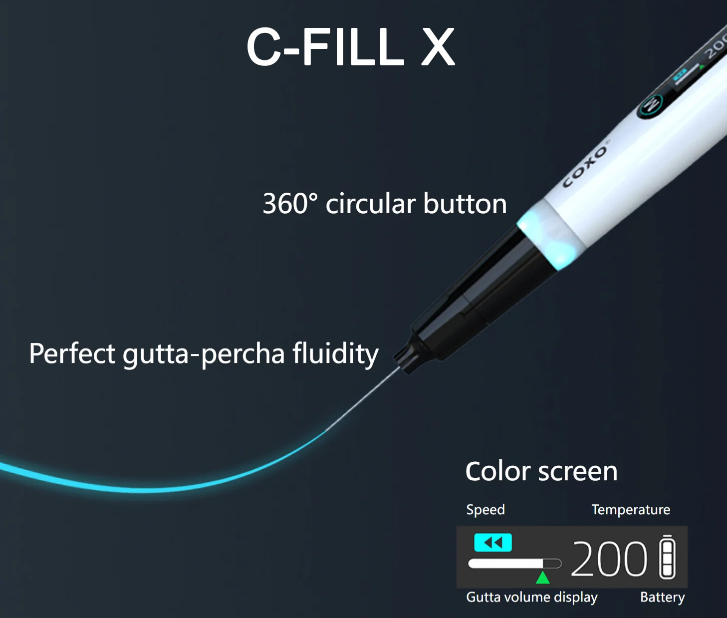 COXO C-FILL X Endodontic Obturation System 3D Wireless Tooth Filling System